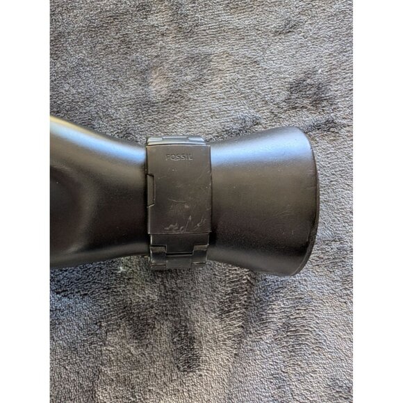 Mens Fossil AM 4234 Black Stainless Steel Water Resistant Watch Needs Battery - Picture 3 of 10